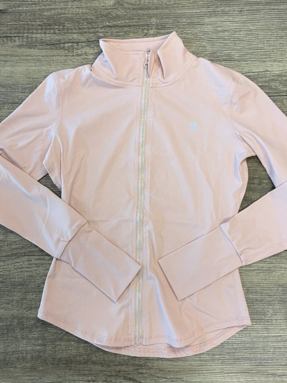 Full length Zip up Jacket- Peach